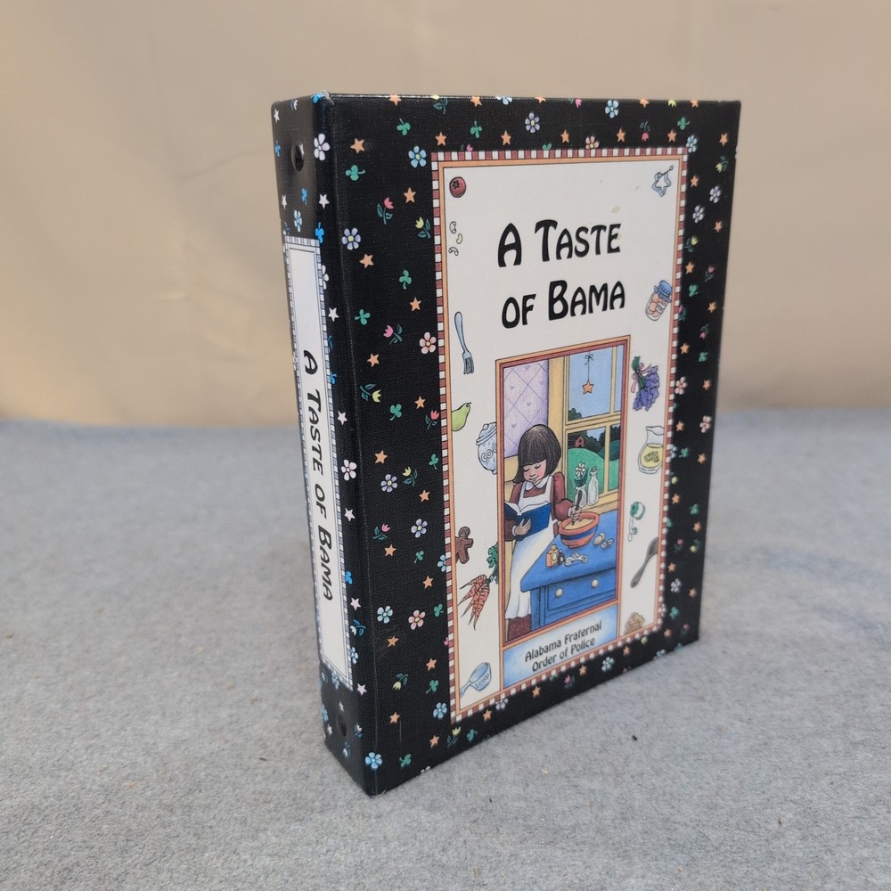 Aâ Taste of Bama Alabama Fraternal Order of Police Cookbook 1999 Binder Vintage